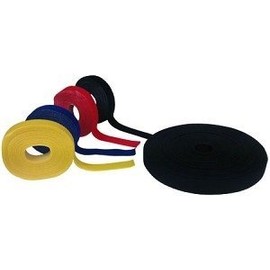 Hook & Loop Fastener Wrap - Continuous Roll - 75FT - Black