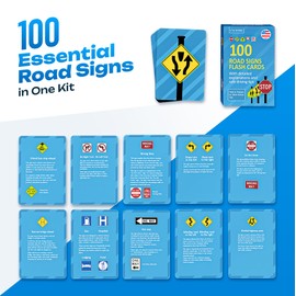 Road Signs Flash Cards - DMV Permit Test Flash Cards