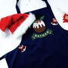 Stickerscape Christmas Apron (Christmas Pudding - Red) | Christmas Baking