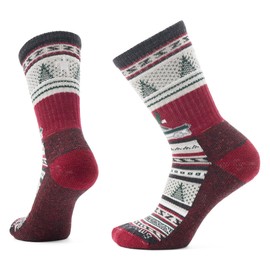 Smartwool Unisex Everyday Say It Ain't Snow Crew Socks Charcoal Medium
