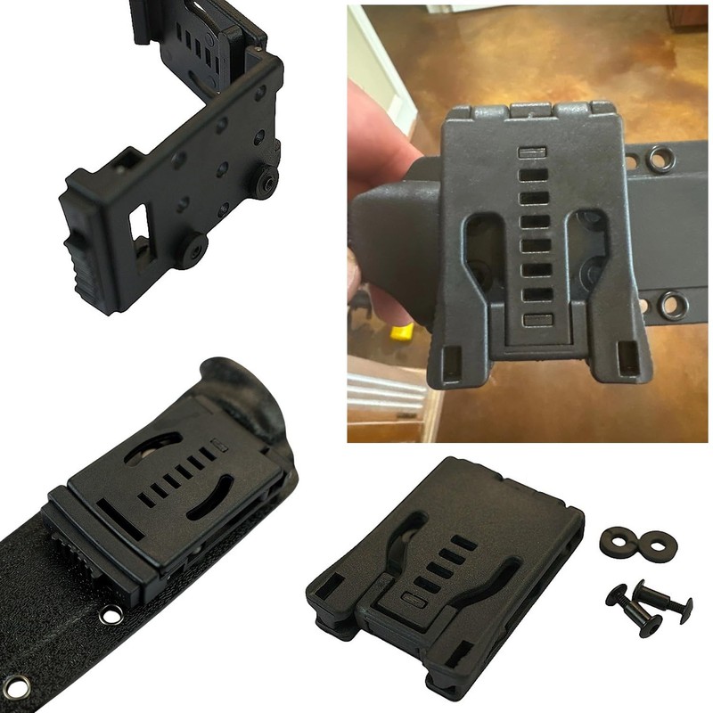 TorSor 2 Pack Knife Belt Clip Sheath Lock Grip Clamp