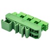 Slim DIN Rail Mount 10A/300V Pluggable Screw Terminal Block Distribution