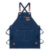 MAIGO Kids Apron - Waterproof Cotton Canvas Apron with Pockets,