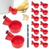 Pack of 16 Automatic Chicken Drinkers with Drill,Chicken Water Dispenser,Water