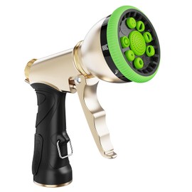 RAINPOINT Heavy Duty Garden Hose Nozzle with 9 Spray Patterns