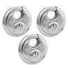 Master Lock 40TRI Shrouded Stainless Steel Disk Padlock with 2-3/4"