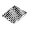 10pcs Tungsten Carbide Spiral End Mills Single Flute Milling Cutter