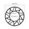 MiOYOOW 50/52/54/56/58T Bicycle Chain-Ring, Ultra-Light Narrow Wide Single Chain-Ring for