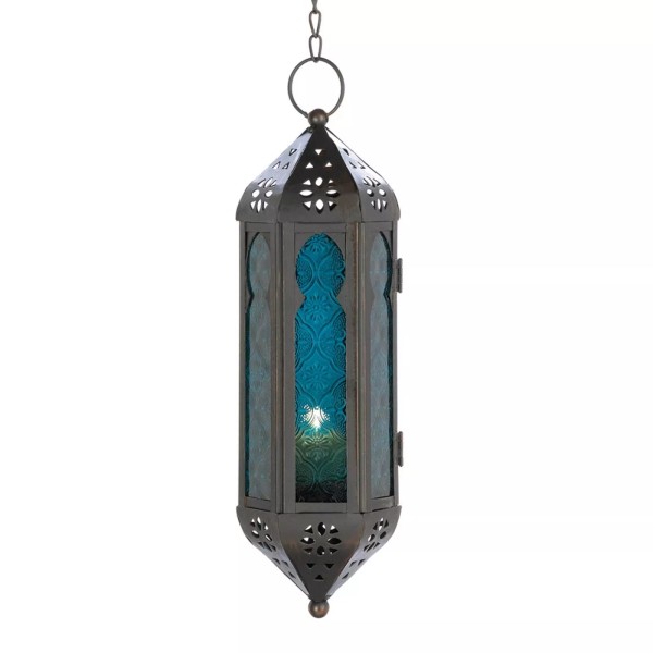 Accent Plus Ocean Blue Serenity Hanging Lamp