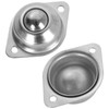16 PCS 5/8 Inch Roller Ball Transfer Bearing, Flange Mounted