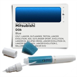 Genuine Colors Paint Pen Blue D06 for Mitsubishi COLT Lancer Outlander Triton Evolution ASX Sport EX Eclipse Cross IX Sportback I RALLIART EVO