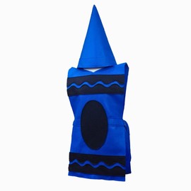 Blue Crayon Costume Set (Tunic and Hat) - Baby, Toddler, Kids, Teen, Adult and Plus Sizes (Baby 6-24m)