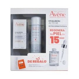 Avene, Kit Hyaluron Activ B3 srum  Agua termal 50ml  Fluido solar 5 ml, 3 piezas