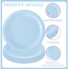 SietDESEO 50 PCS Light Blue Paper Plates 10 Inch Large