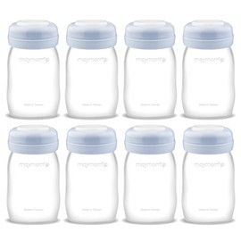Maymom Wide Neck Breastmilk Collection n Storage Bottle 5.4 oz; Re-markable SureSeal Disc. Fits Spectra S2 Spectra S1 9 Plus.