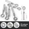 AccEncyc M6 Concrete Wall Hook 304 Stainless Steel Expansion Hook