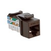 Leviton Home 6 Snap-In Connector, T568A/B Wiring, 61HOM-RB6, Brown