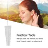 Hearing Aid Brush Compact Multi Functional Vent Tube Cleaning Tool