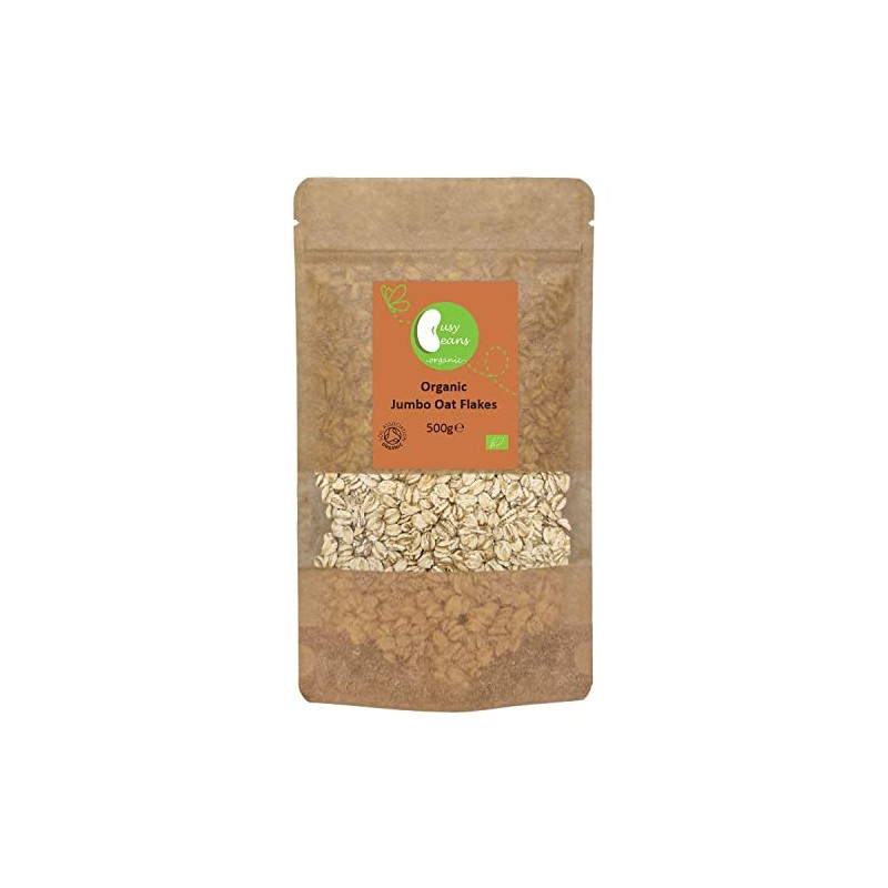 Organic Jumbo Oat Flakes (Porridge) - Certified Organic - by