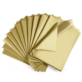 KESOTE Gold Tissue Paper for Gift Bags, 14" x 20" Wrapping Paper Bulk Tissue Paper for Crafts, Packaging, Gift Wrap, Floral, Holidays - 60 Sheets