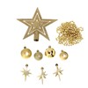 ToCi 45 Piece Christmas Tree Decorations with Star Beads