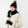 fdsmall 3 in1 Winter Hat Scarf Gloves Set, Winter Warm