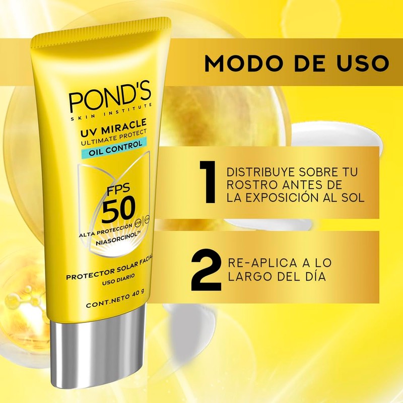 POND'S Protector Solar Facial 50 FPS UV Miracle Oil Control,
