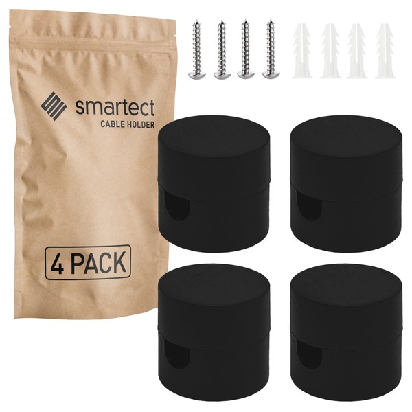 smartect Two-piece wall and ceiling pins for textile cables [4
