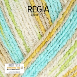 Schachenmayr Regia Cotton Colour, 100 g Fever Hand Knitting Yarn