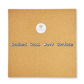 Stained Glass Supplies 12" X 12" Heat Resistant Stained Glass Work Surface,1/2" Thick (1 Pack)