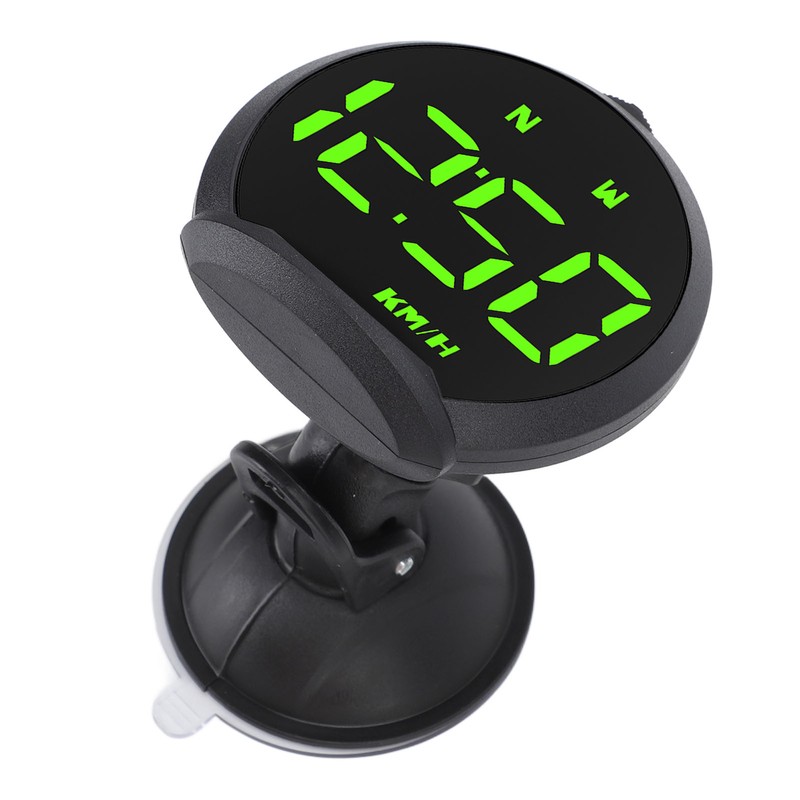 GPS HUD Speed Direction Driving Distance Overspeed Alarm Multifunctional Universal
