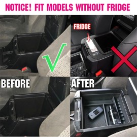 Unbranded Car Center Console Organizer Tray Armrest Storage Box For Lexus GX470 2004-2009