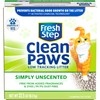 Fresh Step Clean Paws Simply Unscented Clumping Cat Litter, 22.5