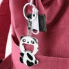 ARFUKA Portable Panda-Shaped Beer Bottle Opener Keychain Zinc Alloy Mini