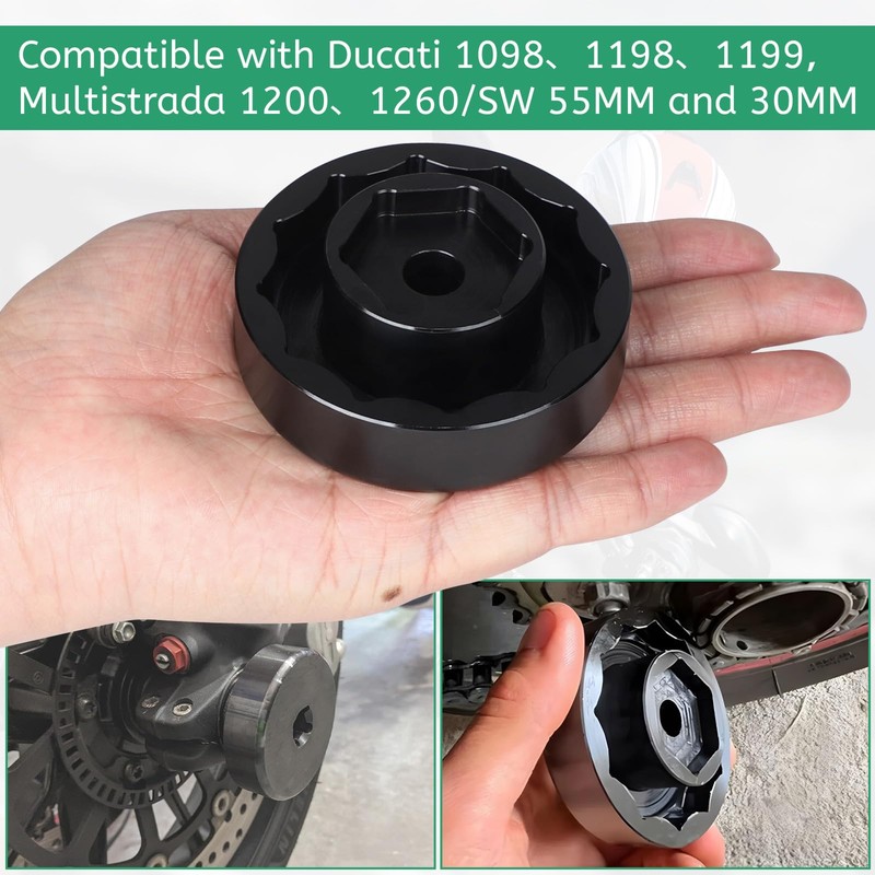 DBREAKS Nut for Ducati Motorcycle Axle Nut Front + Rear