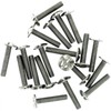 M5 (5mm x 12mm) Slot Mushroom Machine Screw (Bolt) (Crossed)