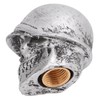 4PCS Tire Valve Caps Skull Style Anti Oxidization Universal for