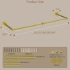RSFMAS Wall Mounted Clothes Rack, Industrial Pipe Clothing Hanger 36