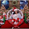8x6ft Christmas Fireplace Photography Backdrop Christmas Theme Party Decorations Banner