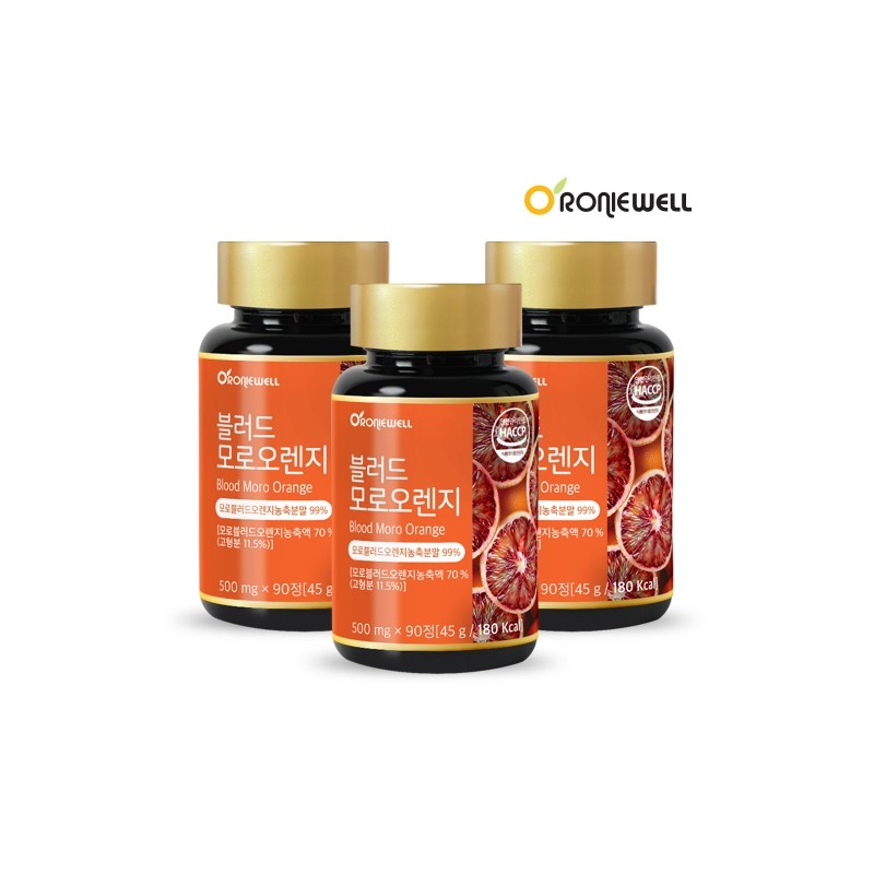 Ronywell Blood Moro Orange 500mg 90 Tablets / 로니웰 블러드