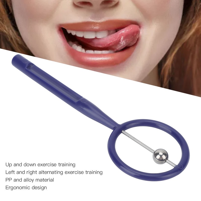 Tongue Tip Exerciser Professional PP Alloy Oral Muscle Strength Tongue