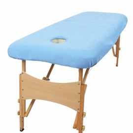 aztex Classic Beauty Massage Bed Cover, Massage Couch Cover, Fitted Plinth Cover with Elasticated Fit and Face Hole