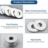 200 Pcs M5 Washers, m5x15mm Flat Penny Washers, Flat Repair