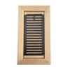 Red Oak Wood Flush Mount Floor Register Vent Cover, 2-1/4