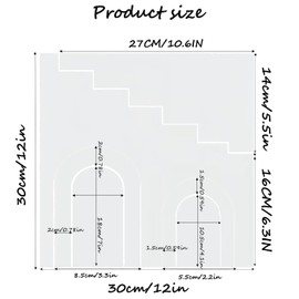 Voyzdx Accesorios de Fondo de fotografía,geométricas Cubo Foto Atrezzo Estudio Accesorios,Cubos geométricos de Espuma Dura para Manualidades, Accesorios de fotografía, decoración de Modelado