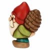 THUN, Oliver Gnome with Ceramic Pine Cones, Hand Decorated, Magic