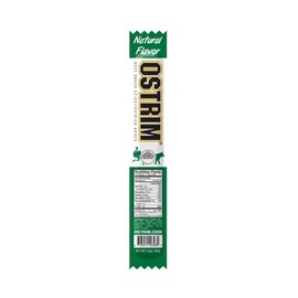Ostrim Grass-Fed Beef & Ostrich Jerky Snack Sticks-Natural Flavor, 1.5 oz (Pack of 10)