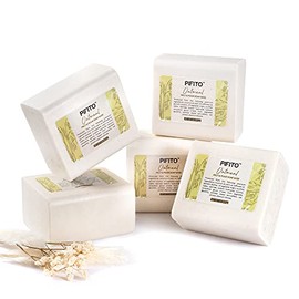 Pifito Premium - Base de jabón para derretir y verter harina de avena  Base de jabón de glicerina vegetal natural  Excelentes suministros para hacer  