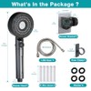 5-Mode High Pressure RV Handheld Shower Head with Filter