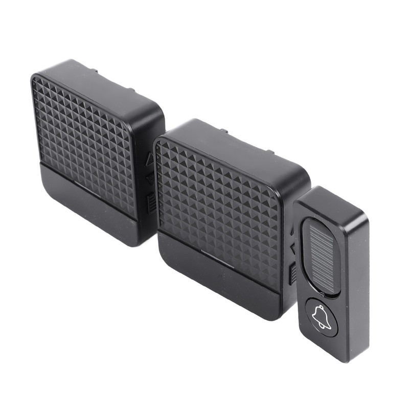 Wireless Doorbell Kit 52 Melodies Solar Self Generating Long Range